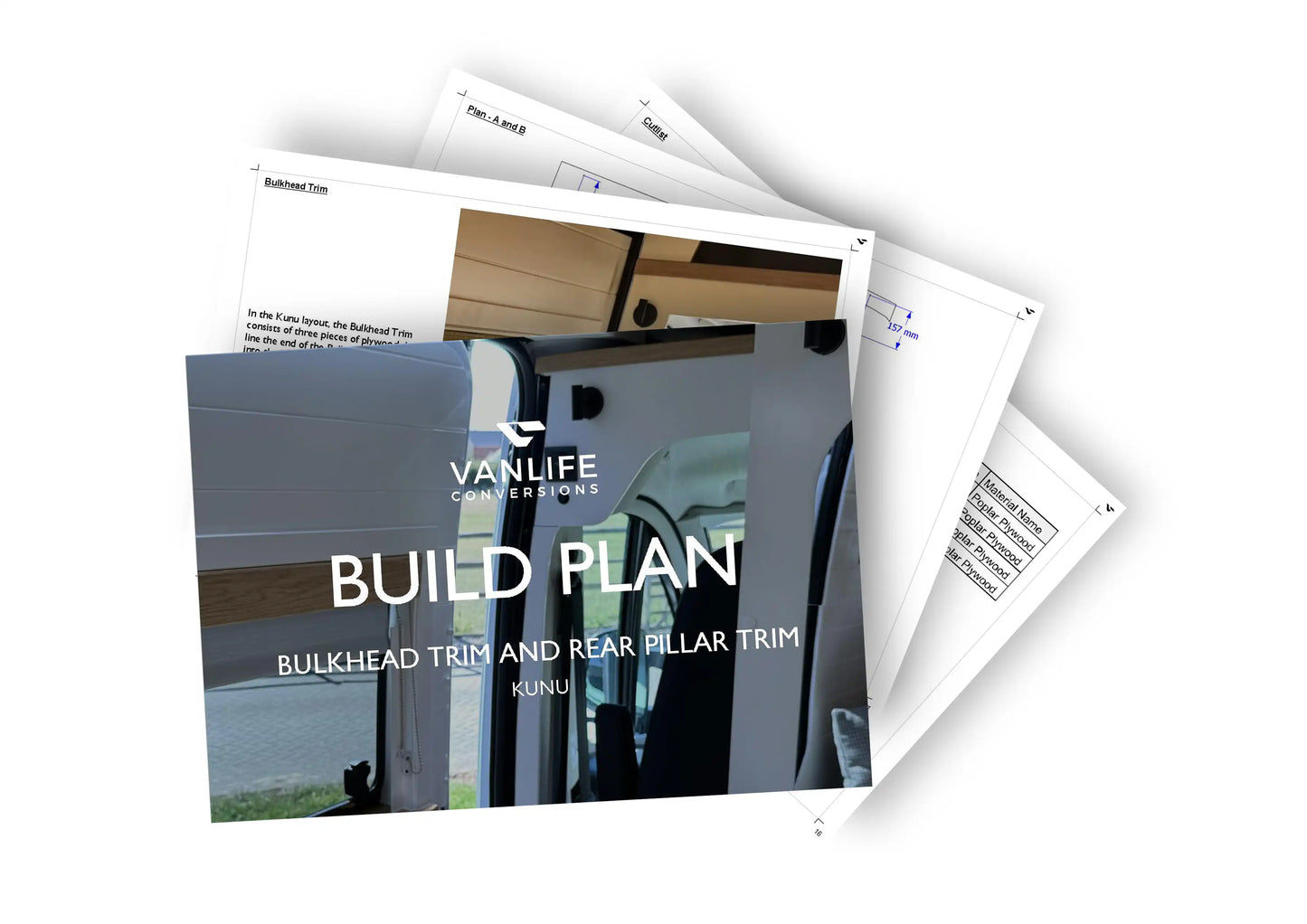 Kunu - Bulkhead and Rear Pillar Trim Build Plan (Ducato, Boxer, Relay)