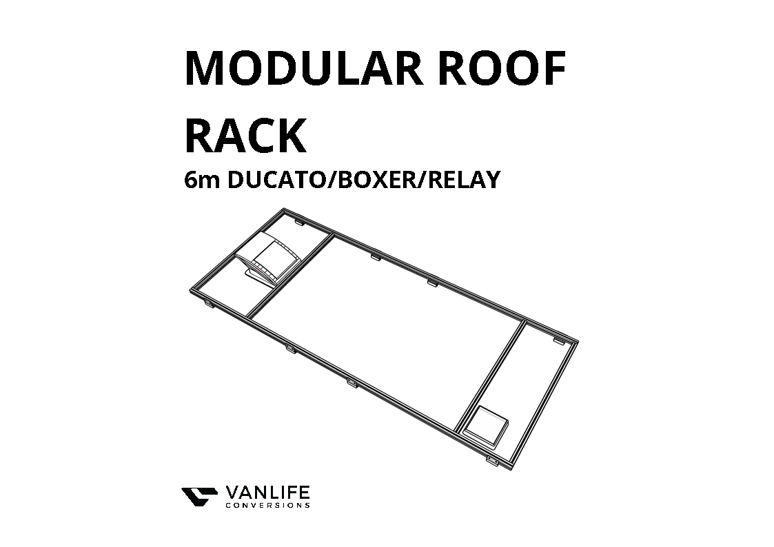 Modular Roof Rack Build Plan (Ducato, Boxer, Relay)