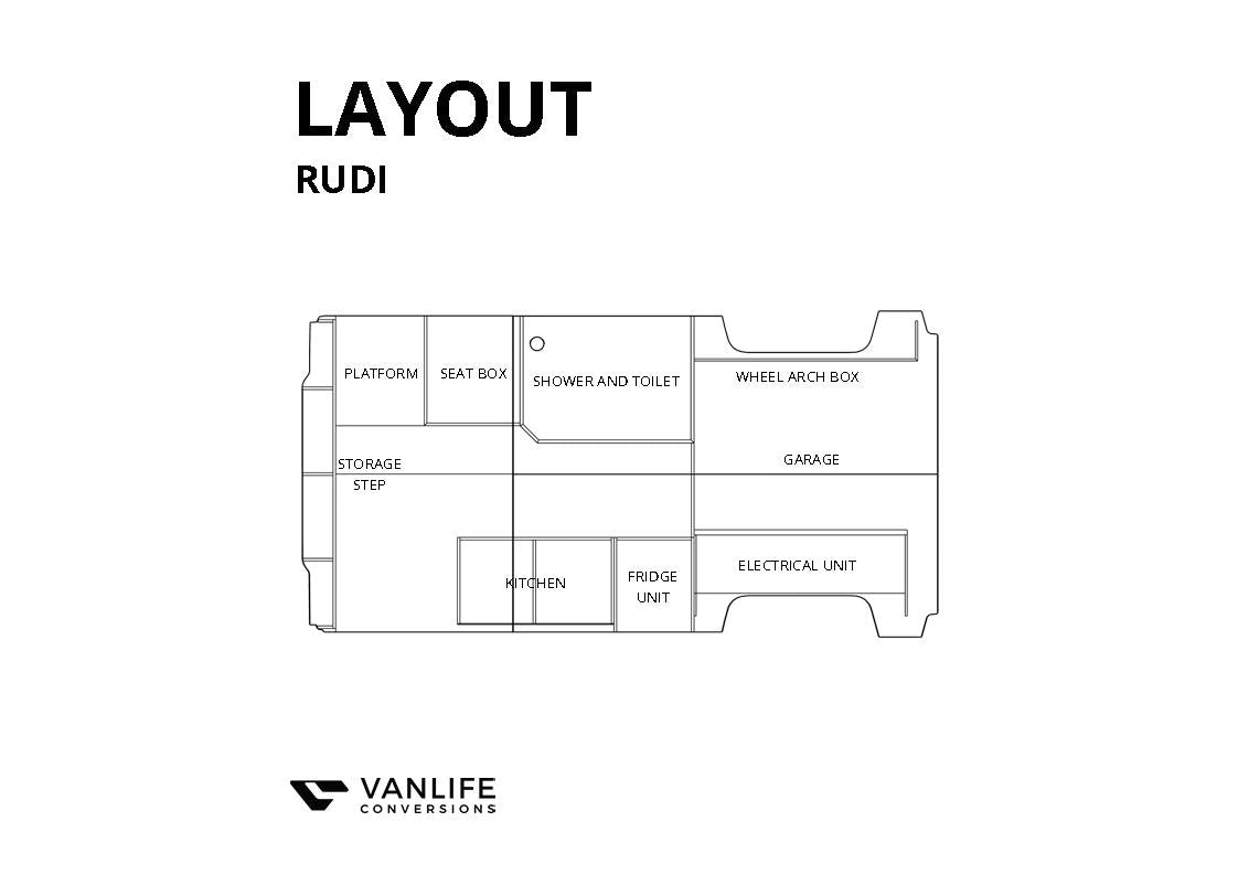 Rudi - Overview Layout Plan (Ducato, Boxer, Relay)