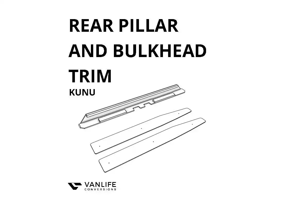 KUNU CABINETRY & LINING BUNDLE - All Build Plans for the Kunu (Ducato, Boxer, Relay)