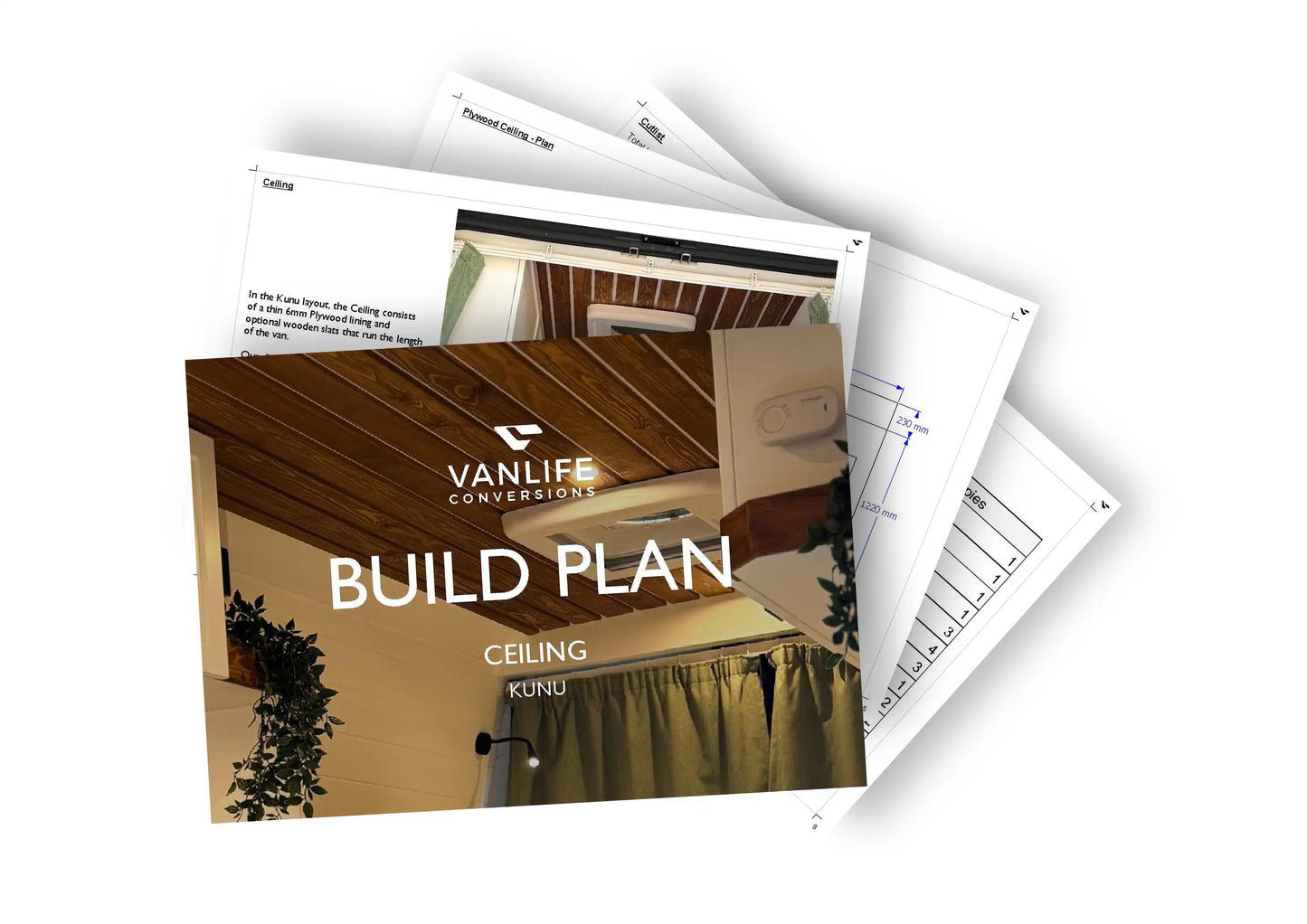 Kunu - Ceiling Lining Build Plan (Ducato, Boxer, Relay)