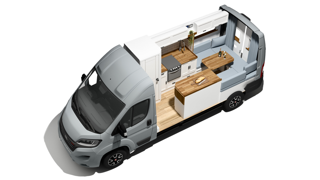 Milo - Overview Layout Plan (Ducato, Boxer, Relay) – Self-Build Vans by ...