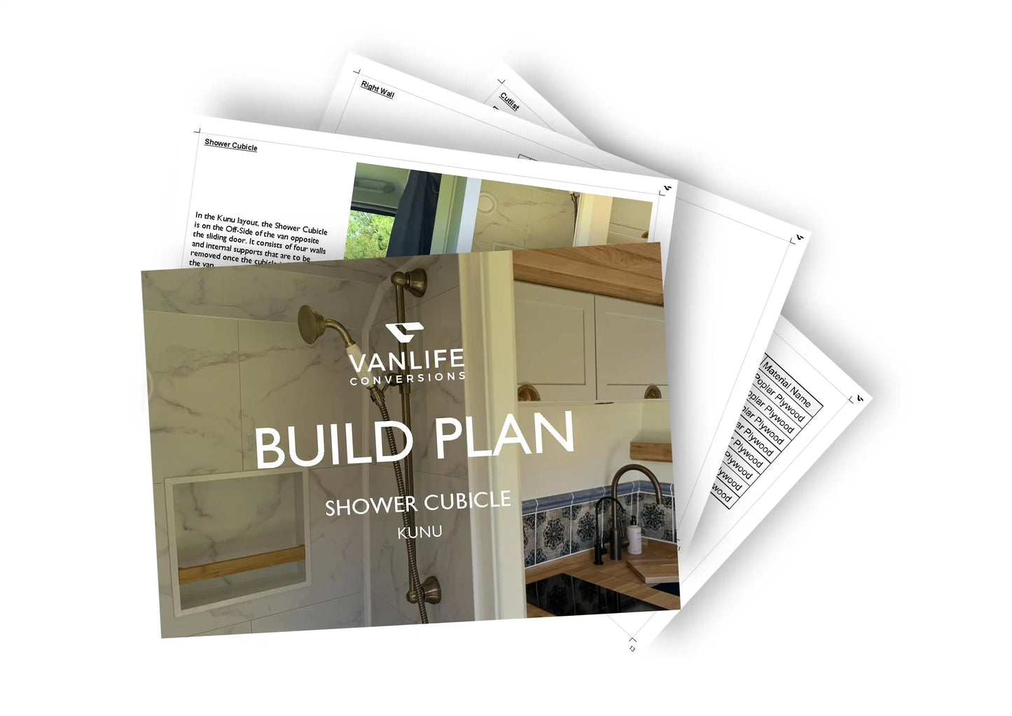 Kunu - Shower Cubicle Build Plan (Ducato, Boxer, Relay)