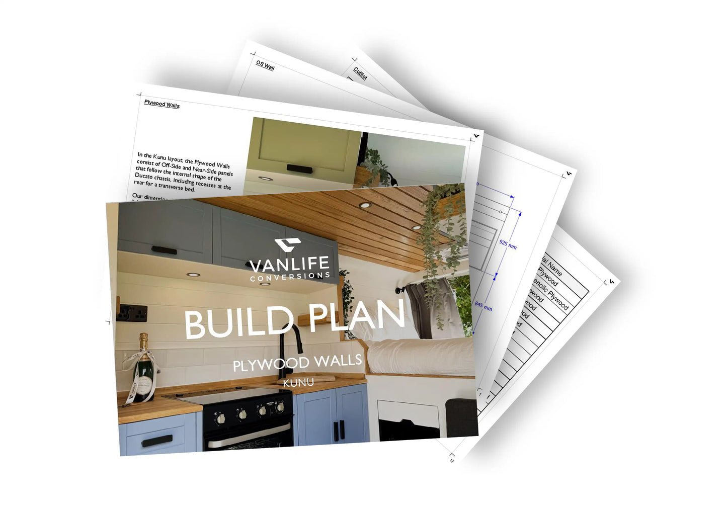 Kunu - Wall Lining Build Plan (Ducato, Boxer, Relay)