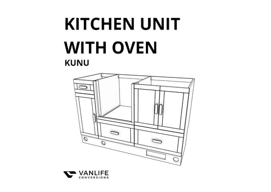 Kitchen Unit with Triplex Oven Build Plan- Kunu layout (Ducato, Boxer, Relay)