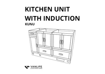 Kitchen Unit with Induction Hob Build Plan- Kunu layout (Ducato, Boxer, Relay)